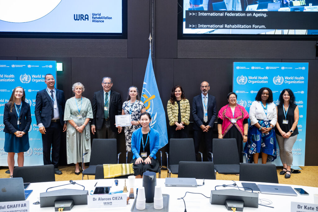 World Rehabilitation Alliance, WHO Headquarters main building, Geneva, Switzerland, 12 JULY 2023. Photo WHO/Pierre Albouy